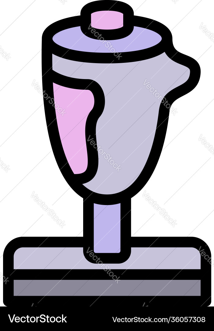 Workspace joystick icon outline style Workspace joystick icon outline style vector image
