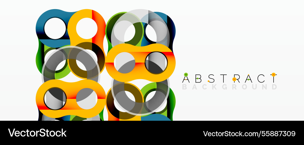 Abstract circle element composition Abstract circle element composition vector image