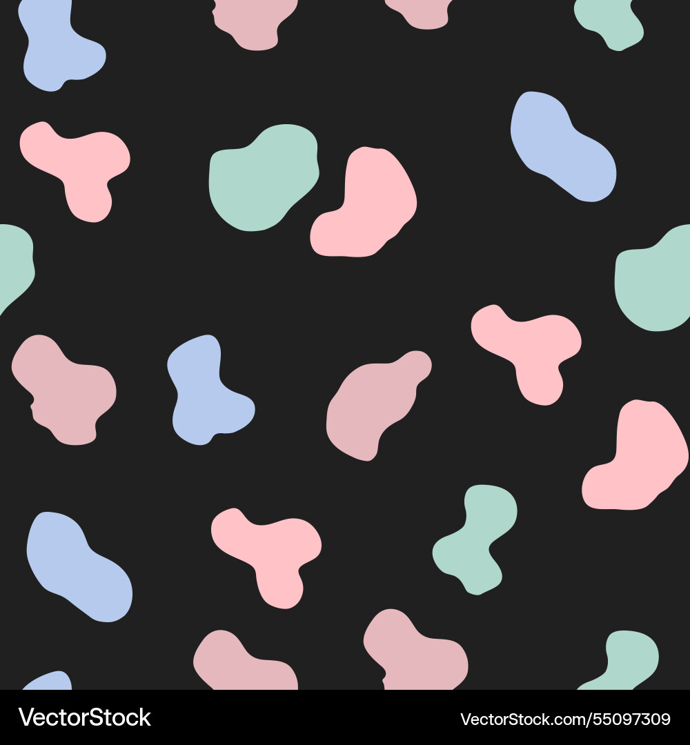 Groovy lava lamp seamless pattern psychedelic Vector Image