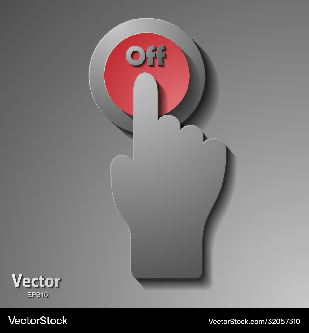 Modern ui button set including switches and push Modern ui button set including switches and push Vector Image