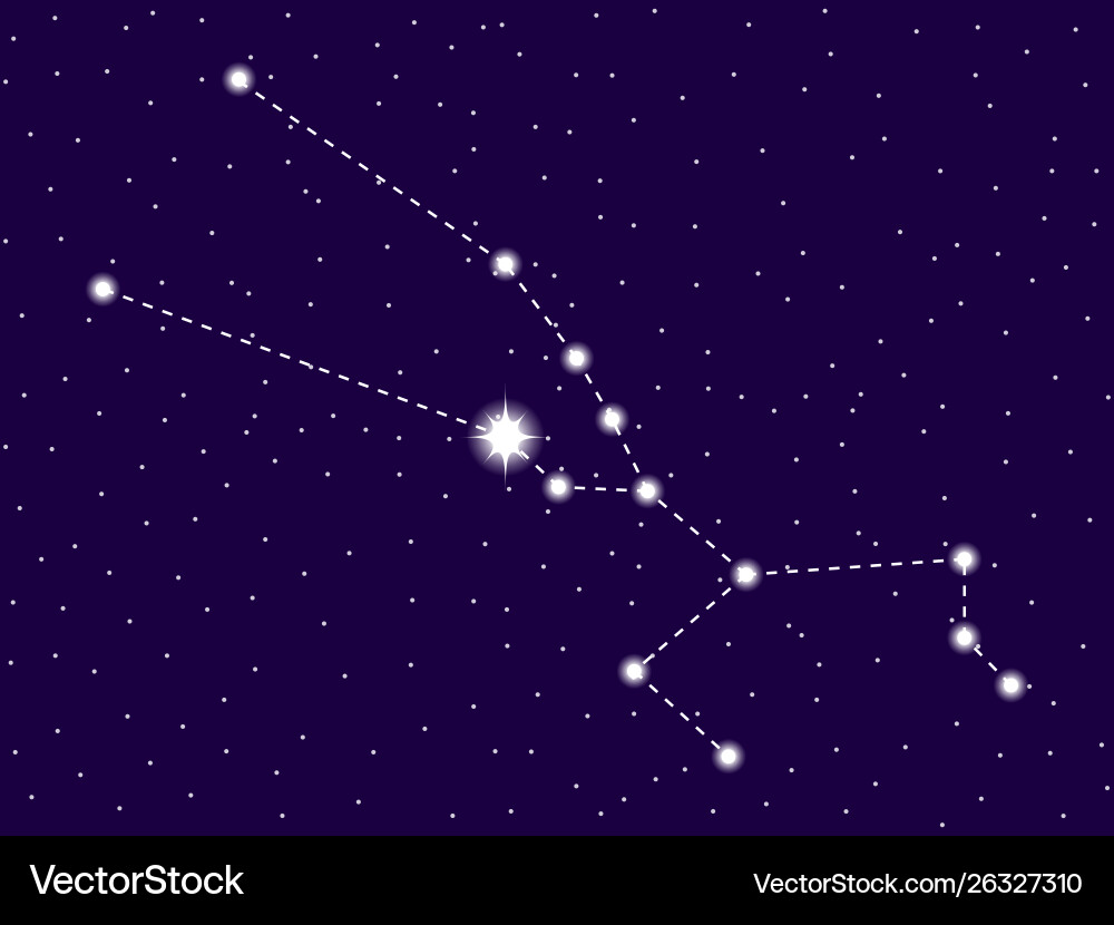 Taurus Sternzeichen Sternenhimmel Sternzeichen Taurus Sternzeichen Sternenhimmel Sternzeichen vektorbild