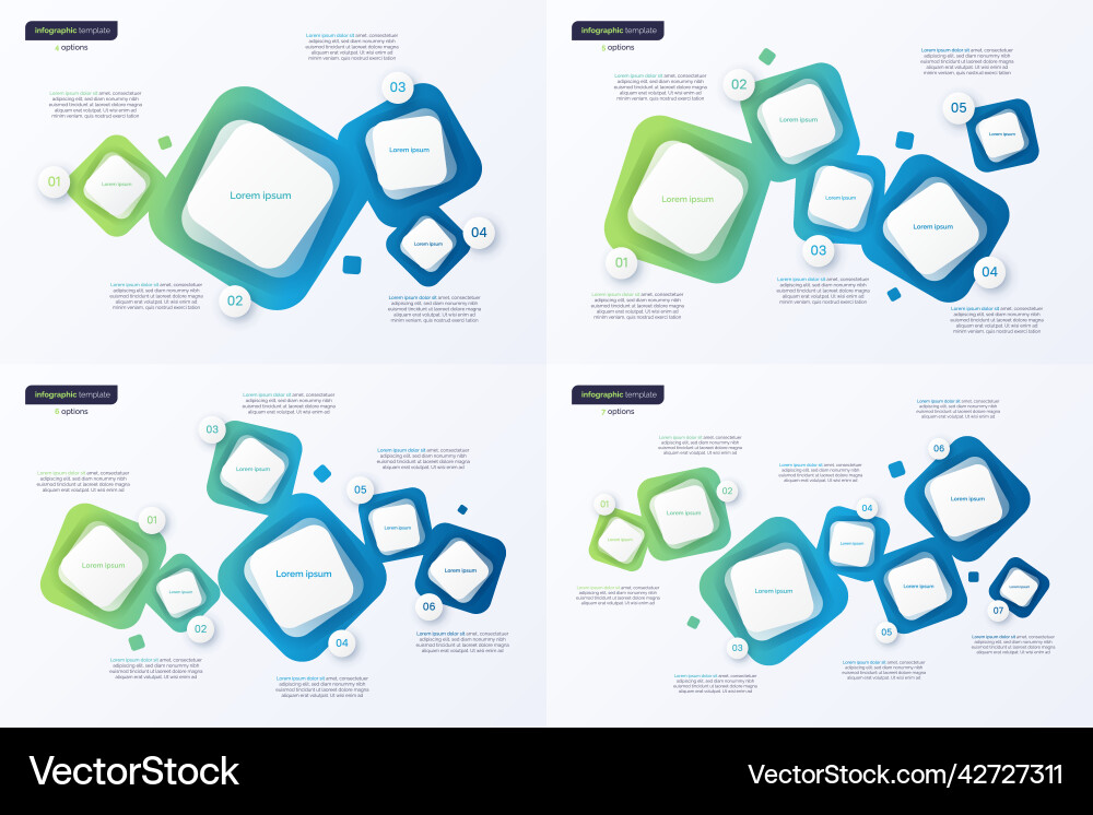 Abstract gradient minimalistic infographic Abstract gradient minimalistic infographic vector image