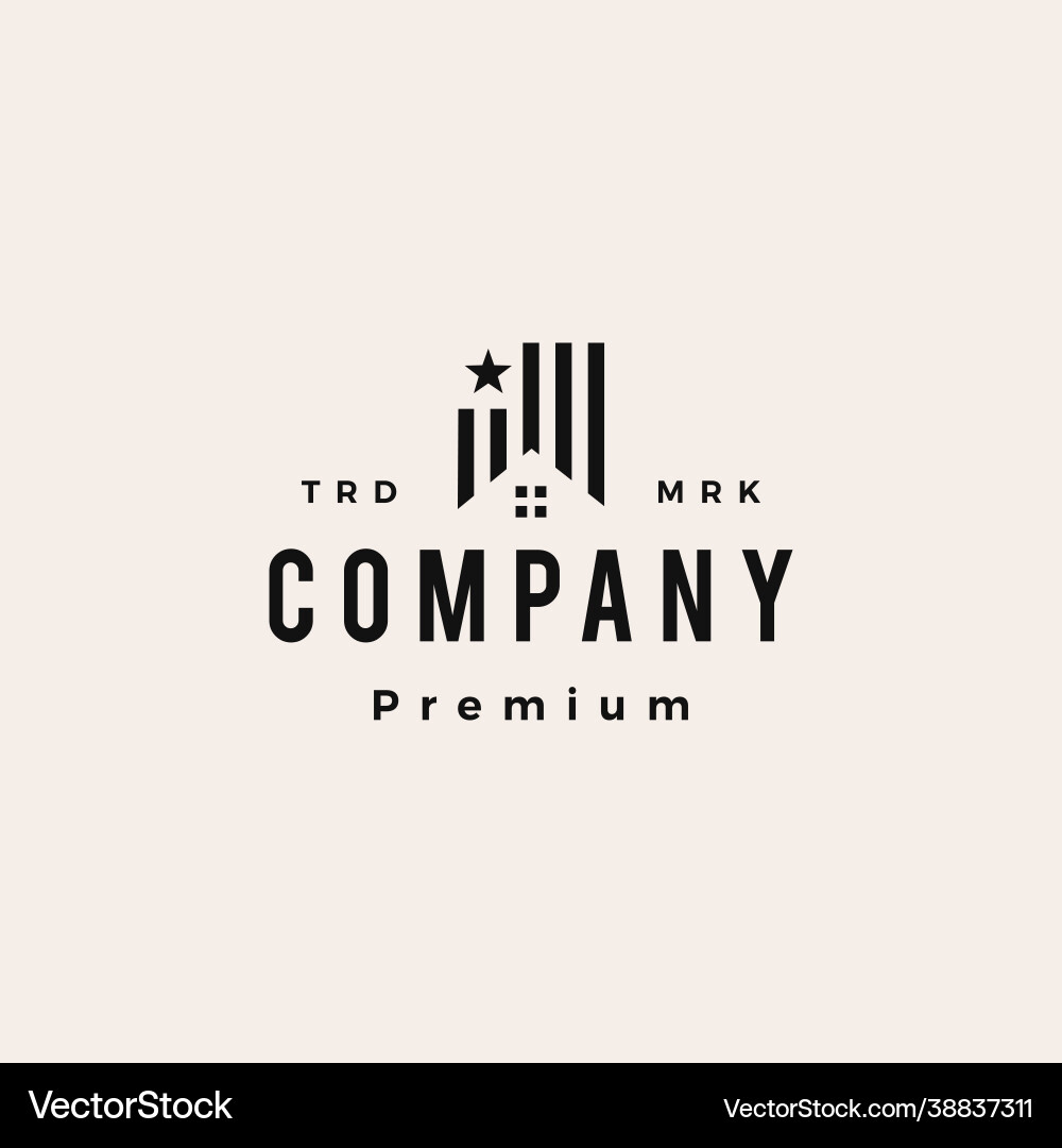 American Home Immobilien Logo Vektorbild