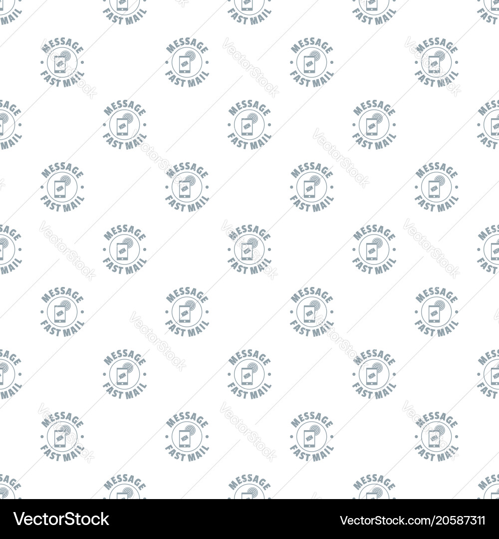 Fast mail pattern seamless Vector Image