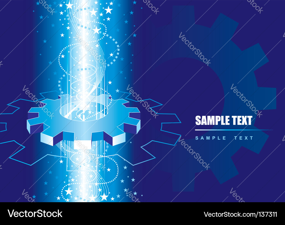 Techno Abstract Background vector image