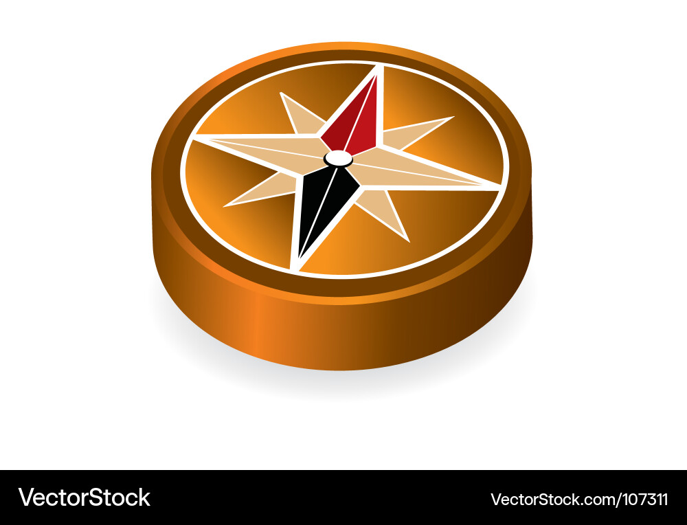 Vintage compass Royalty Free Vector Image - VectorStock