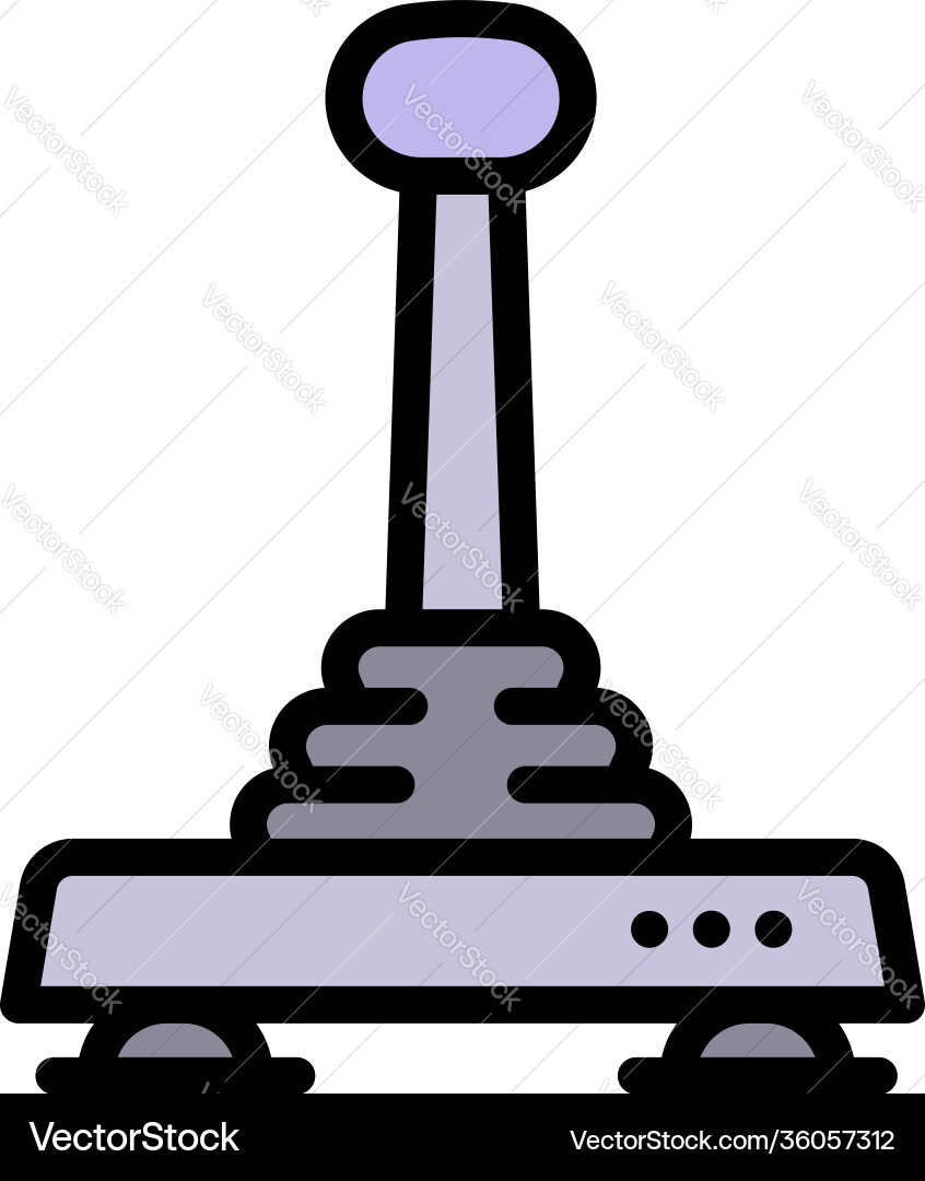 Controller joystick icon outline style Controller joystick icon outline style vector image