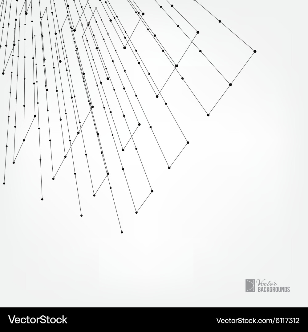 Network Connection Background Vector Image