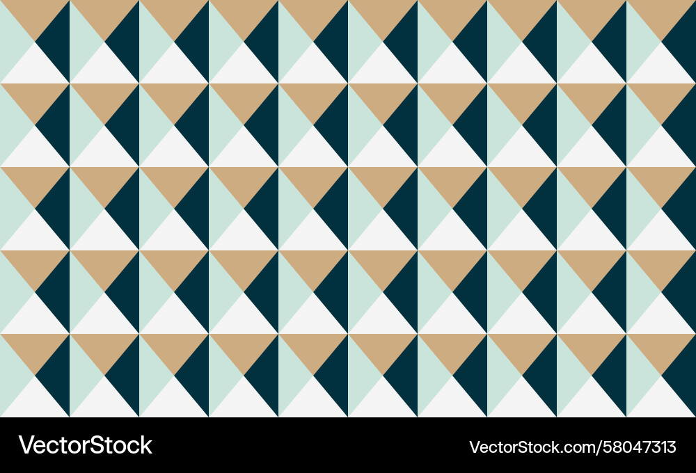 Calming Geometric Triangle Pattern Vector Image