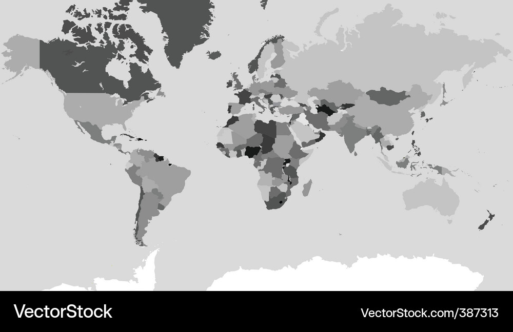 Global Map Visualization Vector Image