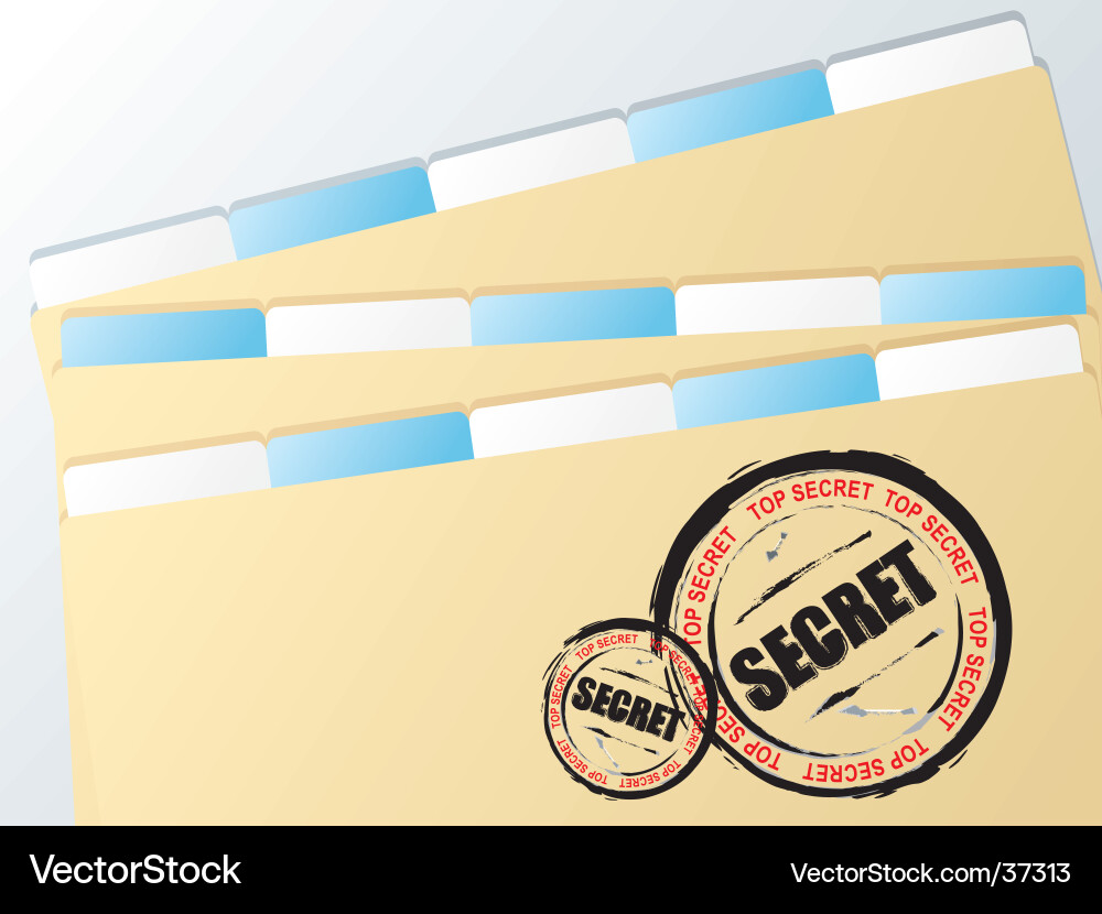 Ordner Vector Ordner-Symbol Lizenzfreies Vektorbild - VectorStock