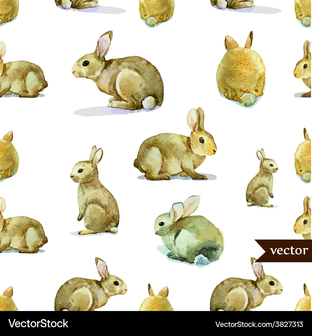 Live Rabbit Patterns Rabbit pattern Vector Images & Graphics for Commercial Use | VectorStock