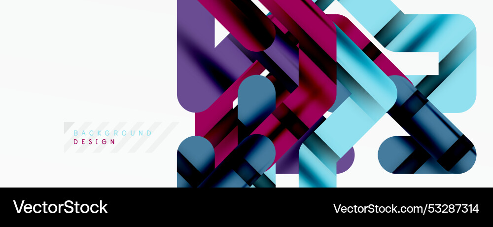 Abstract background - colorful lines composition Abstract background - colorful lines composition vector image