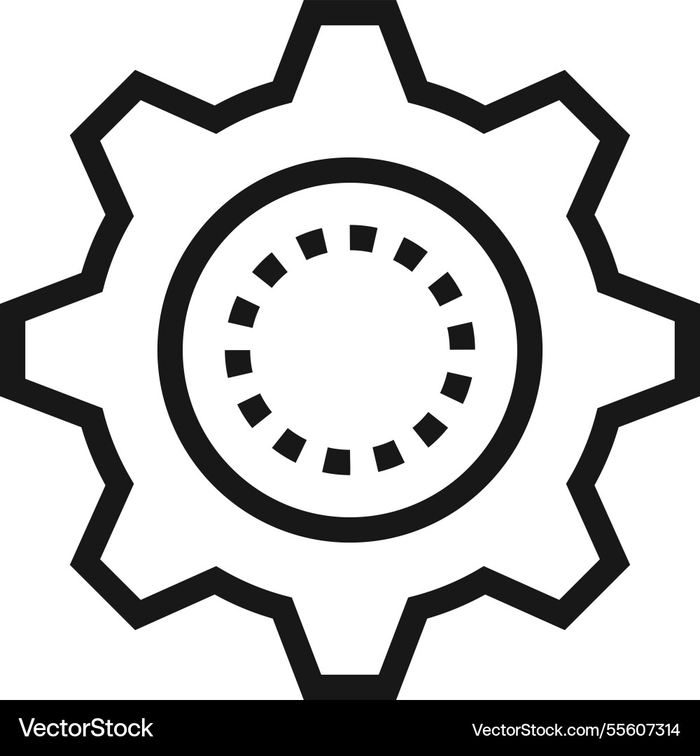 Development flat line web icon concept Development flat line web icon concept vector image