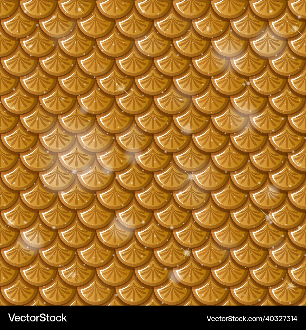Fish scale seamless pattern background Fish scale seamless pattern background vector image