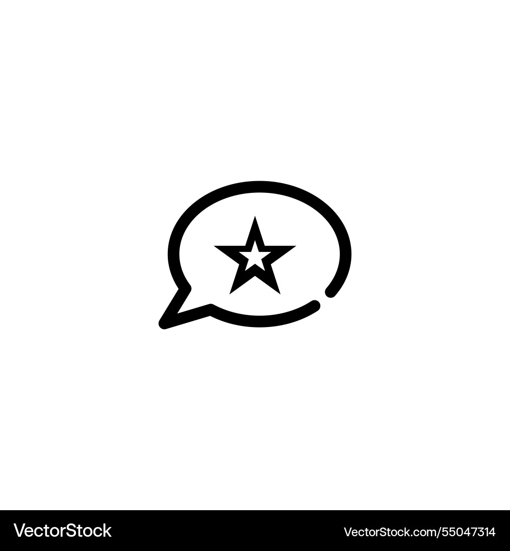 Rating-incomplete-line-art-icon-template Vector Image