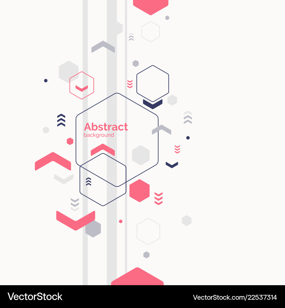 Trendy abstract background composition Vector Image