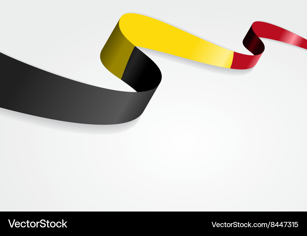 Belgian Flag Wavy Background Royalty Free Vector Image