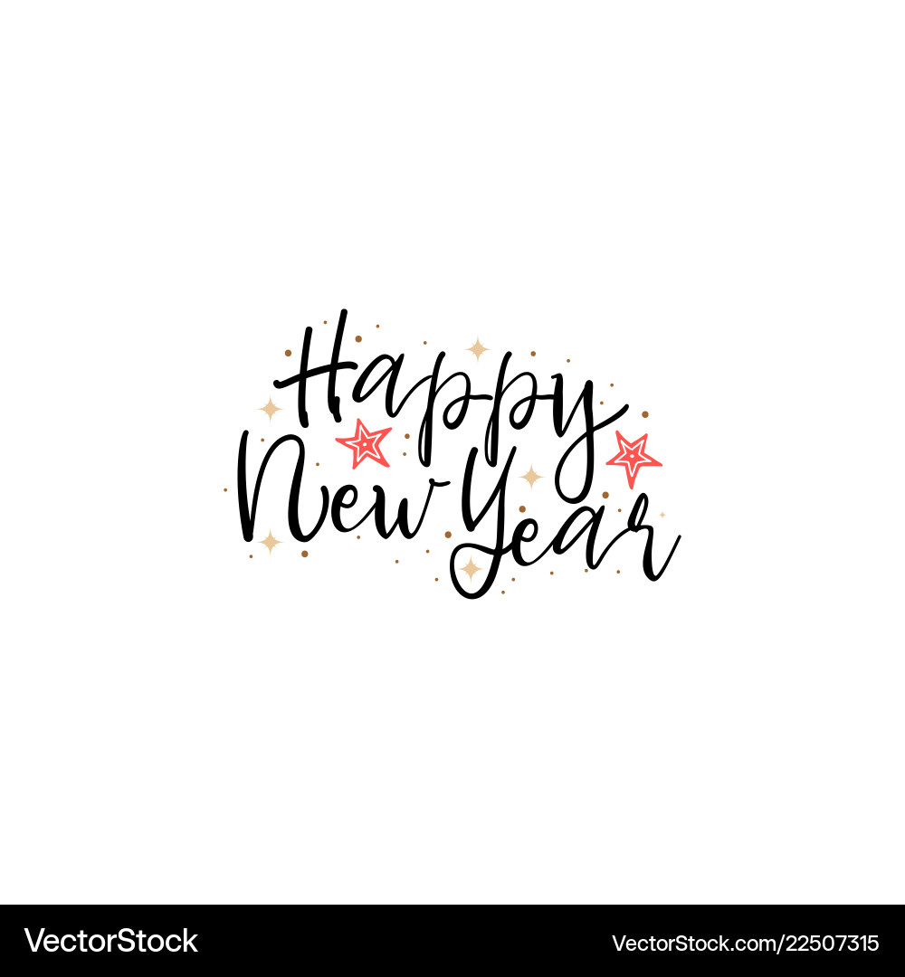 Congratulations happy new year and merry christmas Congratulations happy new year and merry christmas vector image