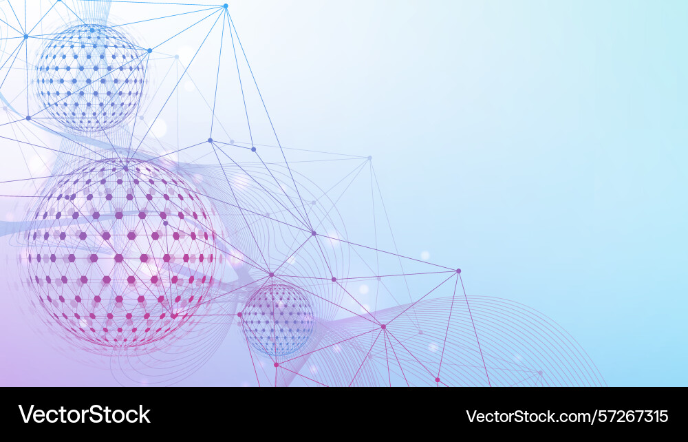 Quantum computing processing artificial vector image