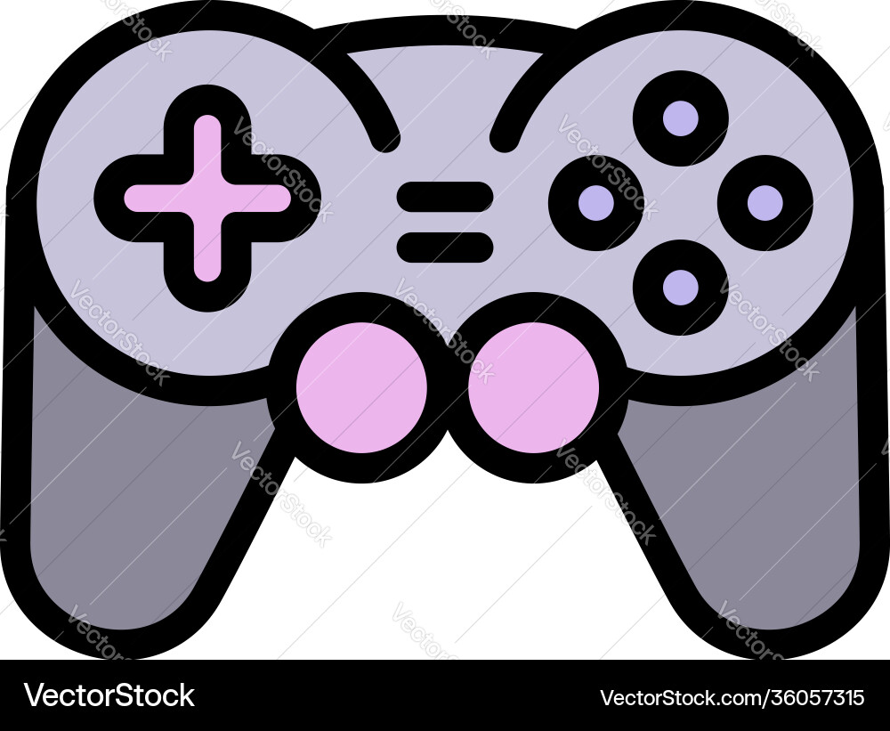 Spiele Joystick-Symbol Umriss Stil Spiele Joystick-Symbol Umriss Stil vektorbild