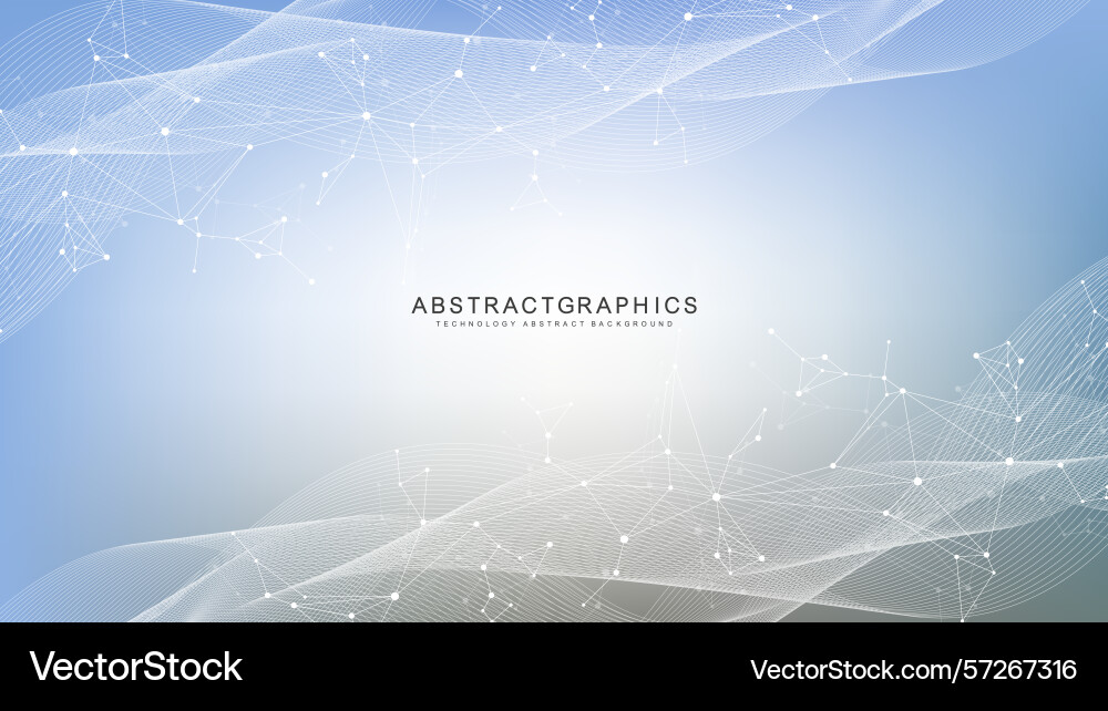 Geometric abstract background with connected line Geometric abstract background with connected line vector image