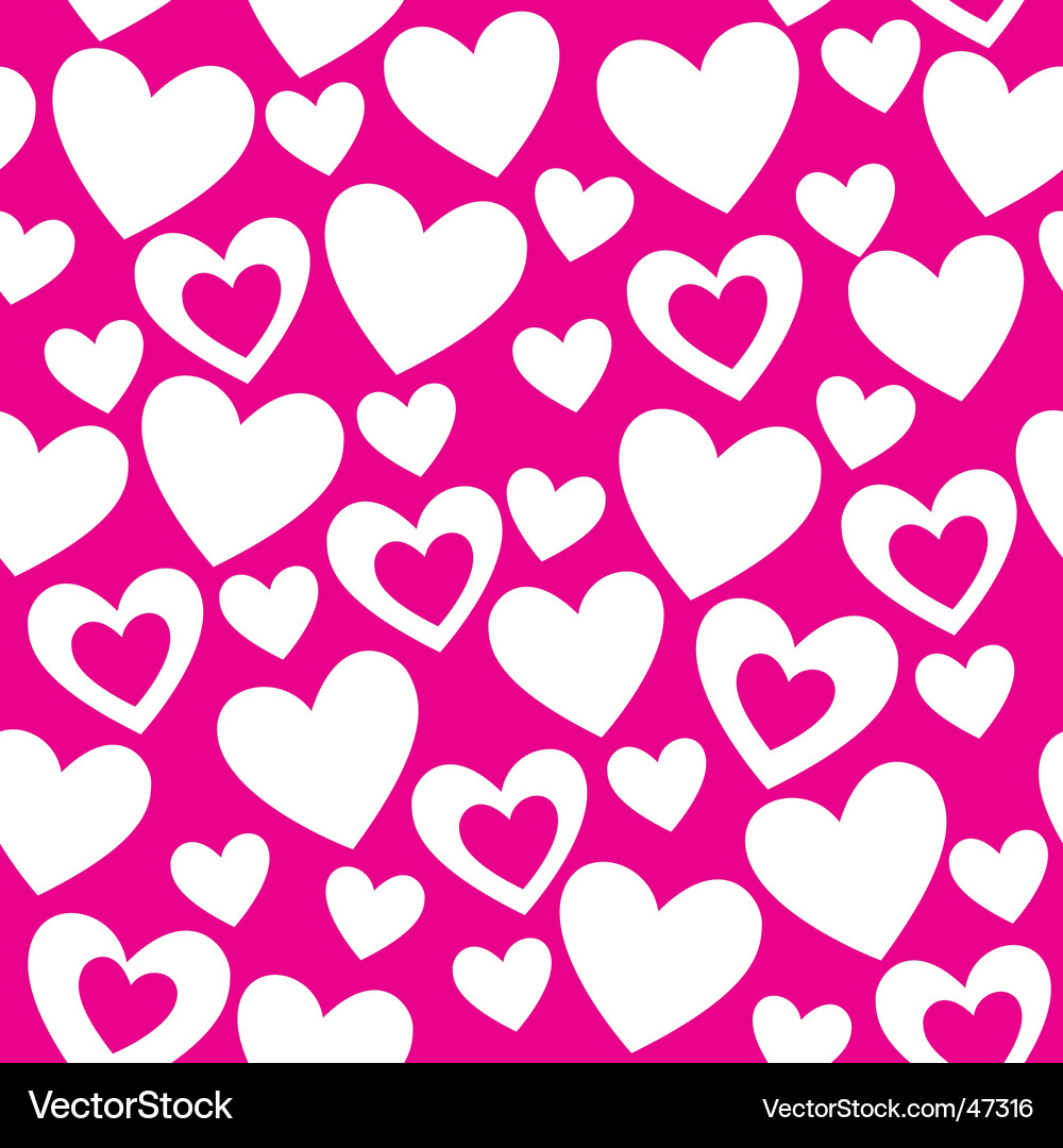 Heart Pattern Abstract Vector Image