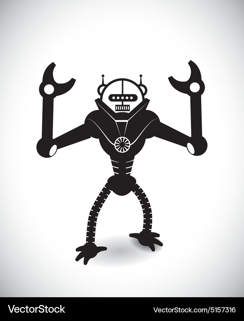 Robot design Vector Image