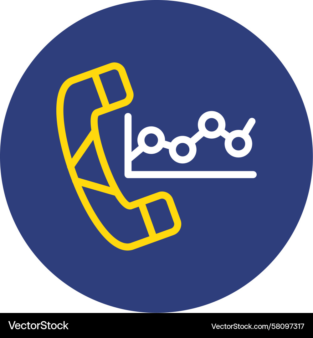 Call Center Performance Dashboard Vector Image