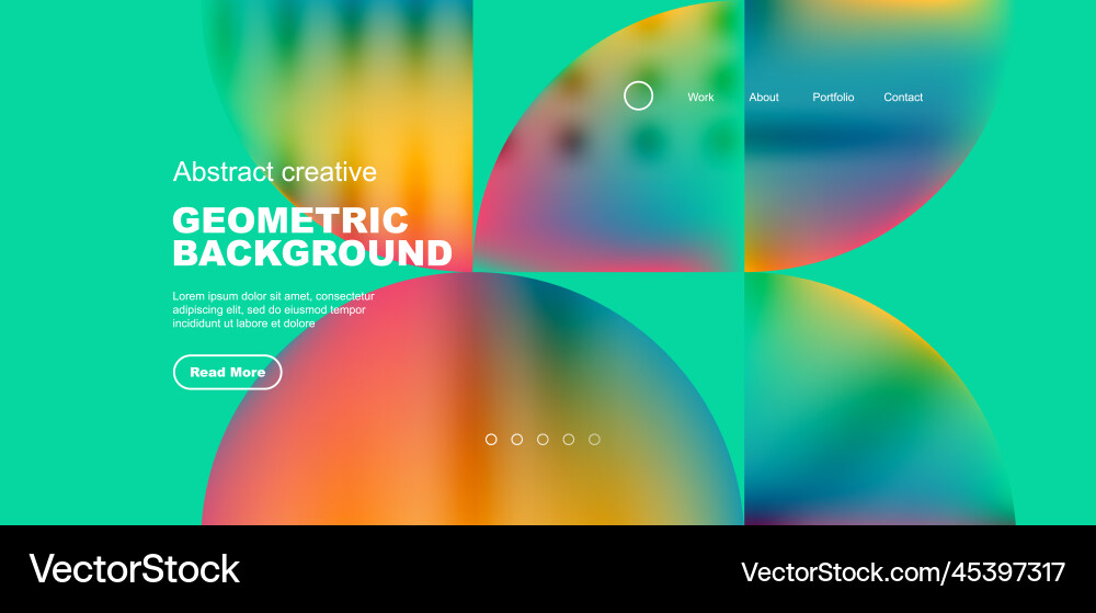 Circle abstract background with fluid gradient Circle abstract background with fluid gradient vector image