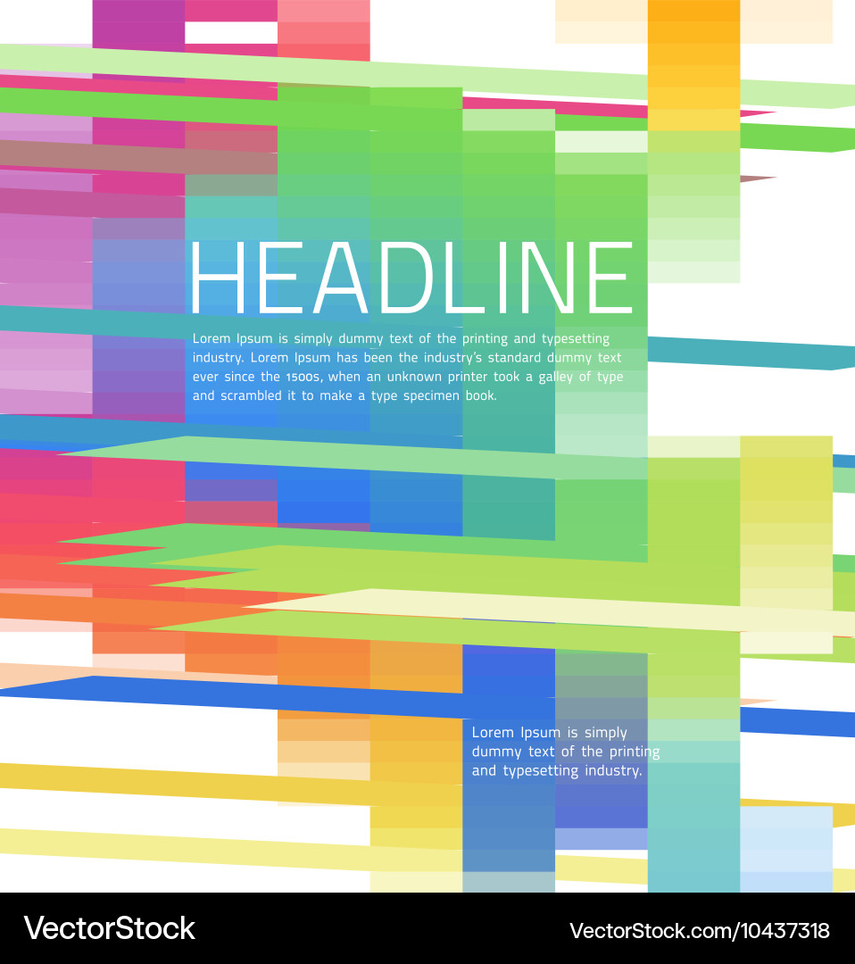 Abstract diagonal background colorful lines Vector Image