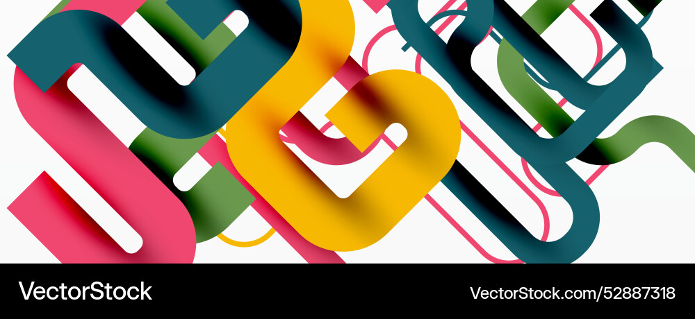 Wave lines minimal abstract background Vector Image