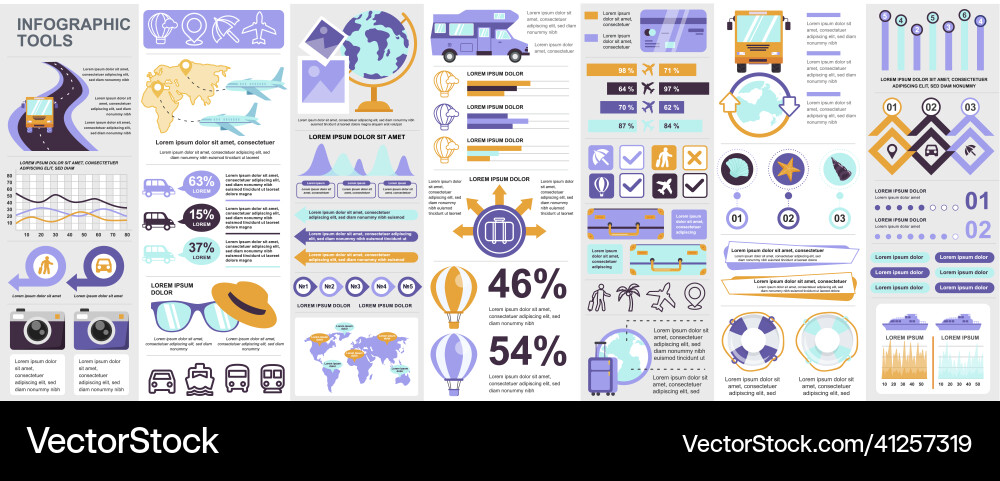 Bundle infographic ui ux kit elements Bundle infographic ui ux kit elements vector image