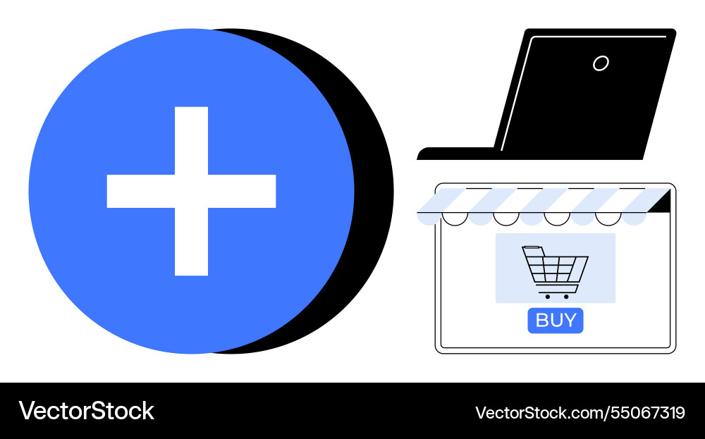 E-commerce concepts add to cart and online E-commerce concepts add to cart and online vector image