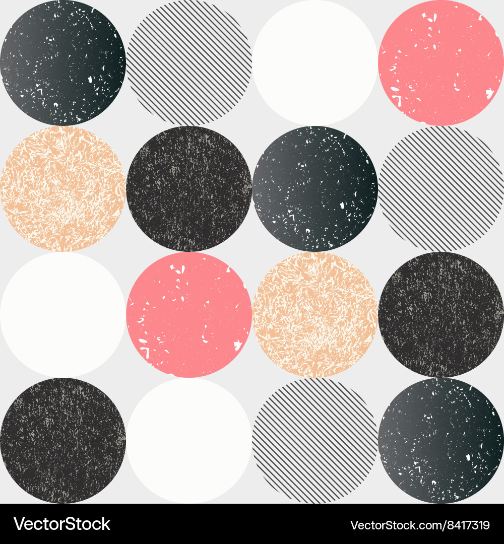 Textured Circle Pattern vector image