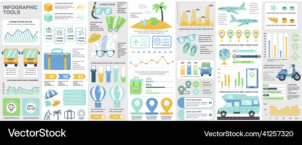 Bundle infographic ui ux kit elements Bundle infographic ui ux kit elements vector image