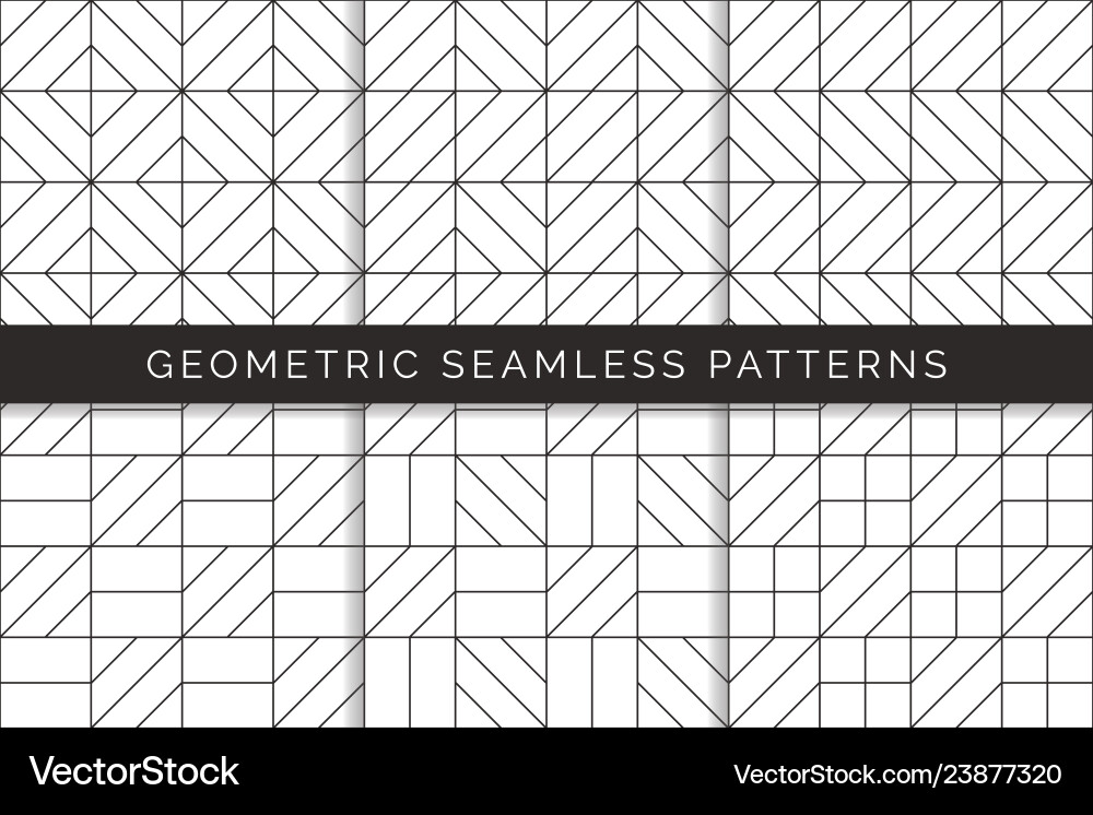 Geometric Abstract Patterns Vector Image