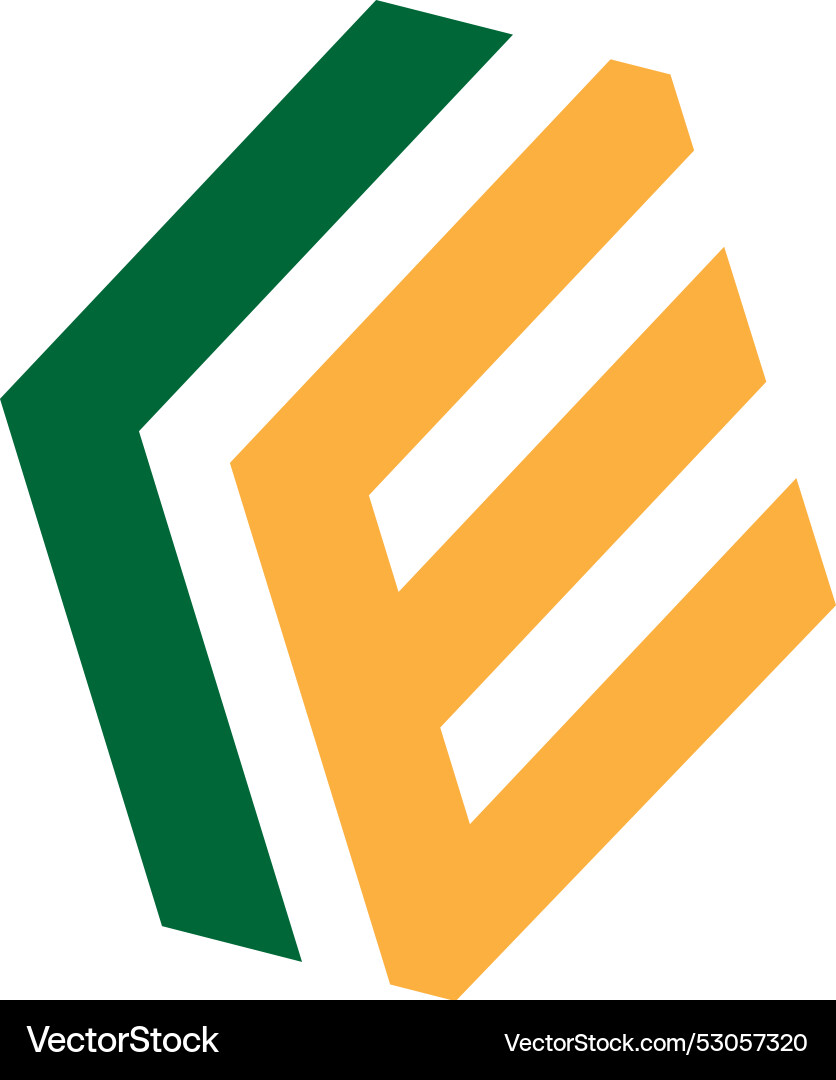 Le letter logo design Royalty Free Vector Image