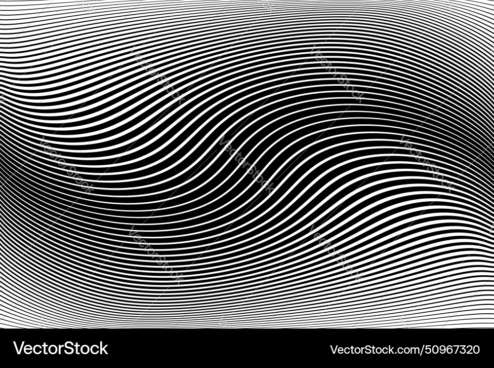 Wavy lines pattern Wavy lines pattern vector image