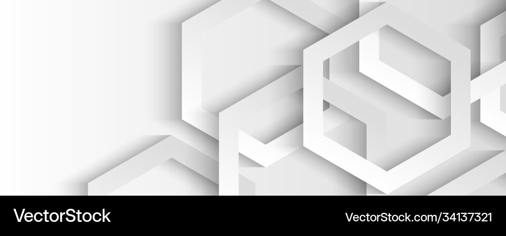 Abstract Geometric Hexagon Pattern vector image