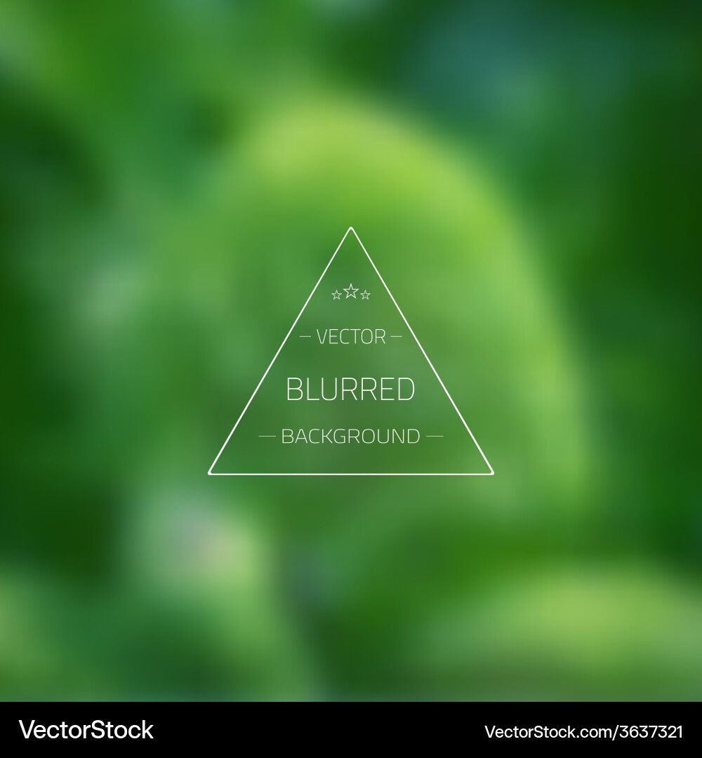 Abstract tree gradient mesh blurred background vector image