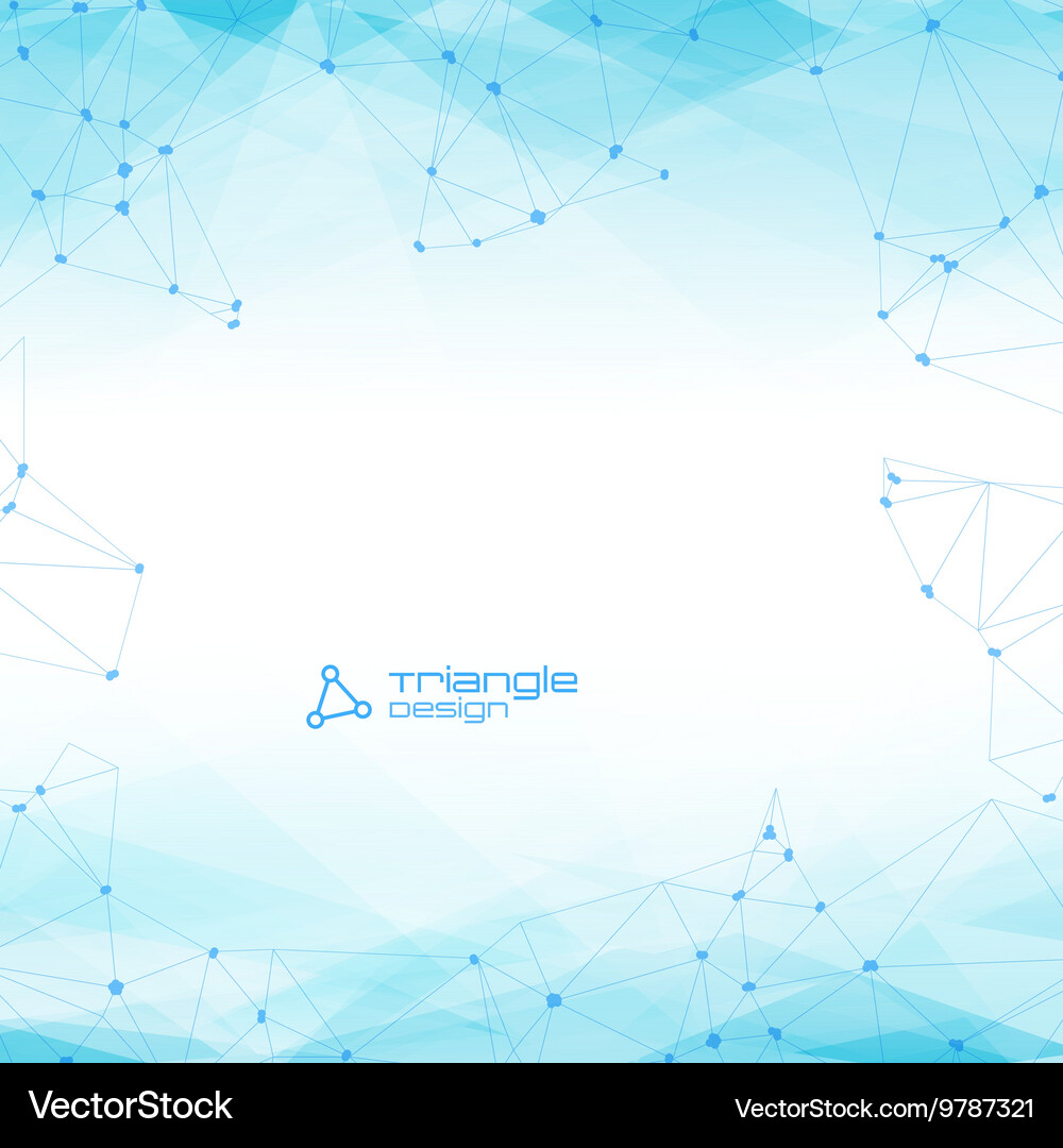 Abstract triangular background Vector Image