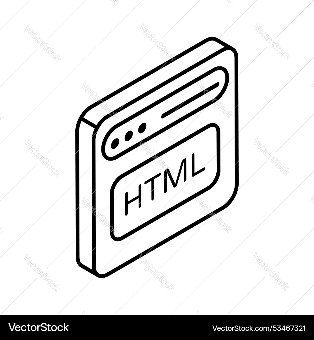 Web address vector image