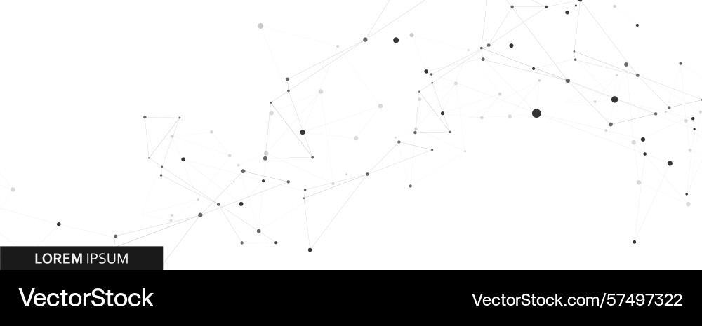 Abstract connected dots and lines background Abstract connected dots and lines background vector image