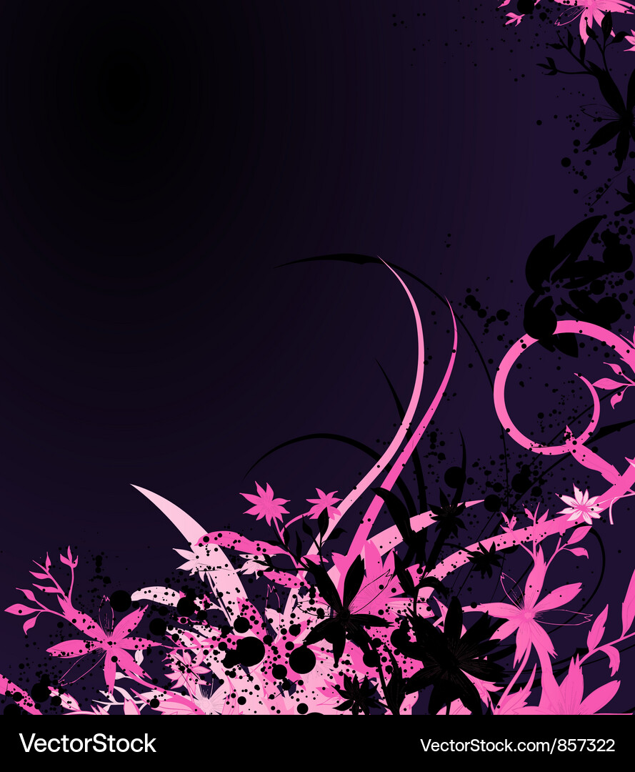 Abstract floral background Vector Image