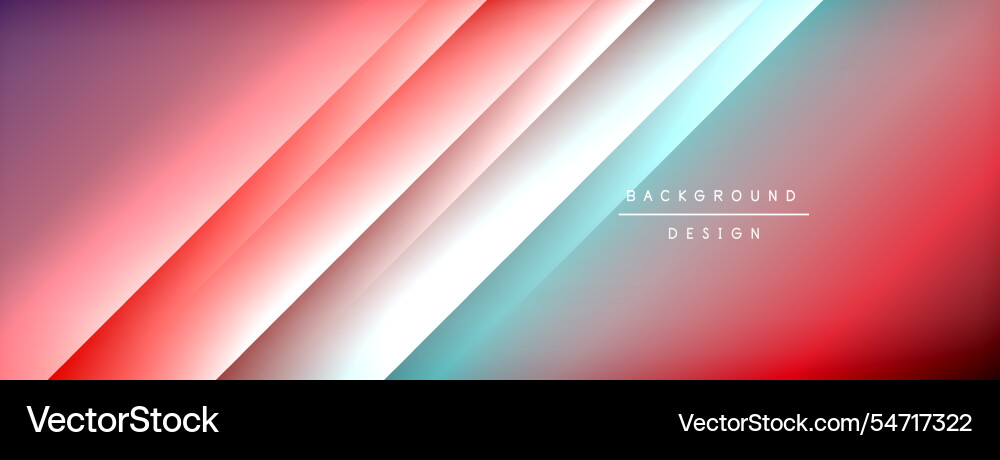 Colorful gradient with lines made of shadow Vector Image