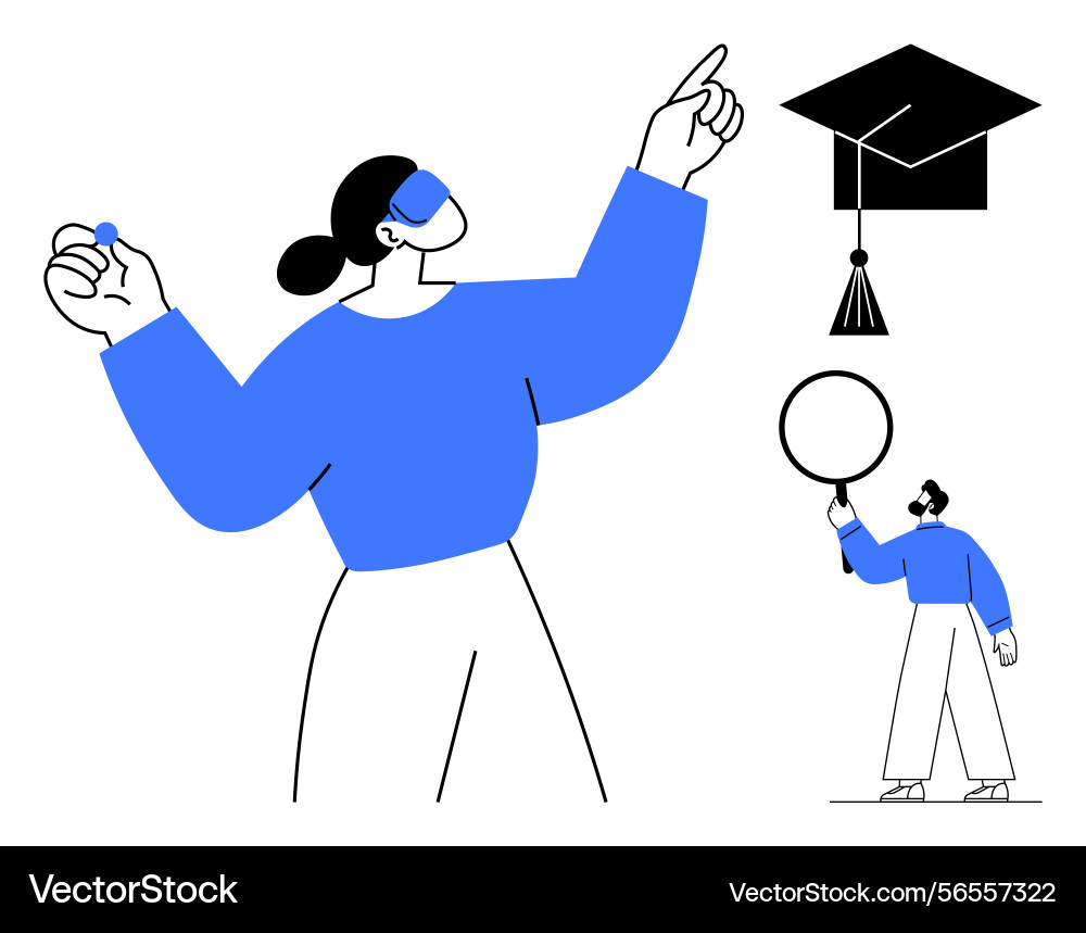 Conceptual learning and achievement with abstract Conceptual learning and achievement with abstract vector image