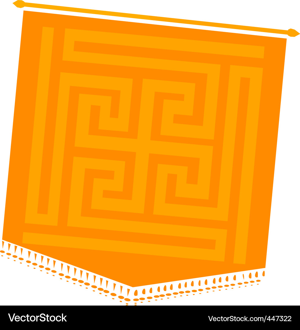 Message flag Vector Image