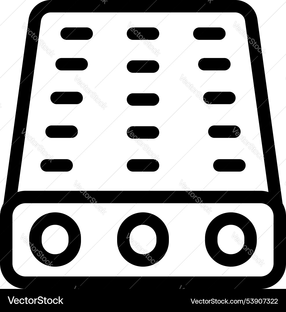 Server rack icon depicting datacenter processing Server rack icon depicting datacenter processing Vector Image