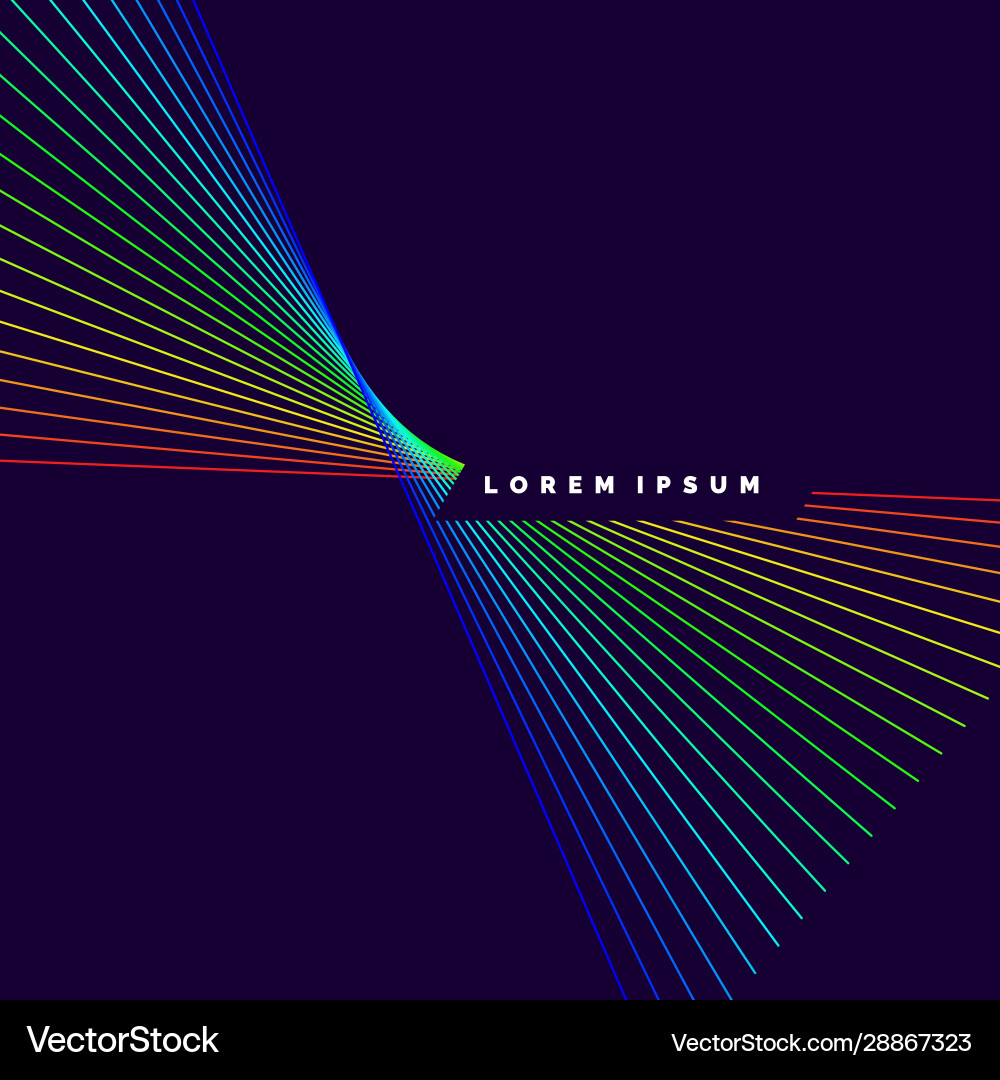 Abstract element with dynamic lines Abstract element with dynamic lines vector image